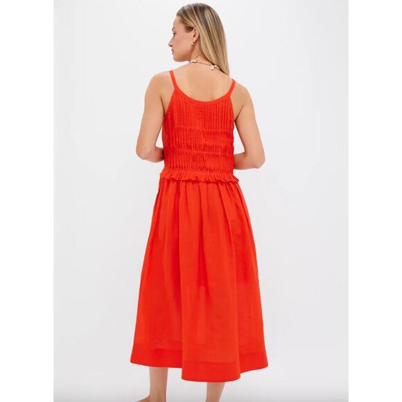 Sea New York Chili Zora Solid Tank Button Down Dress Sz XS - Picture 4 of 8